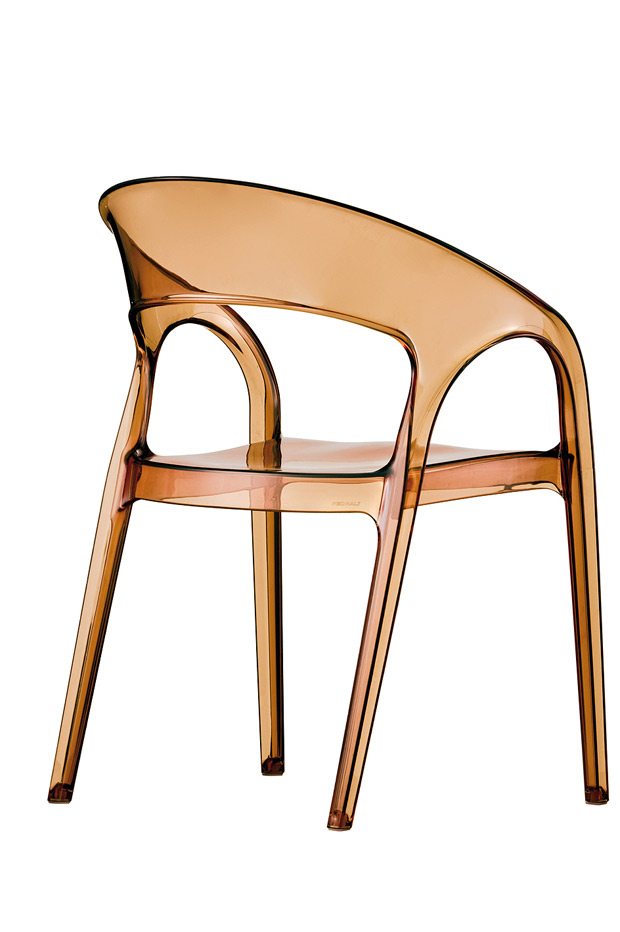 Pedrali GOSSIP stolička transparentná
